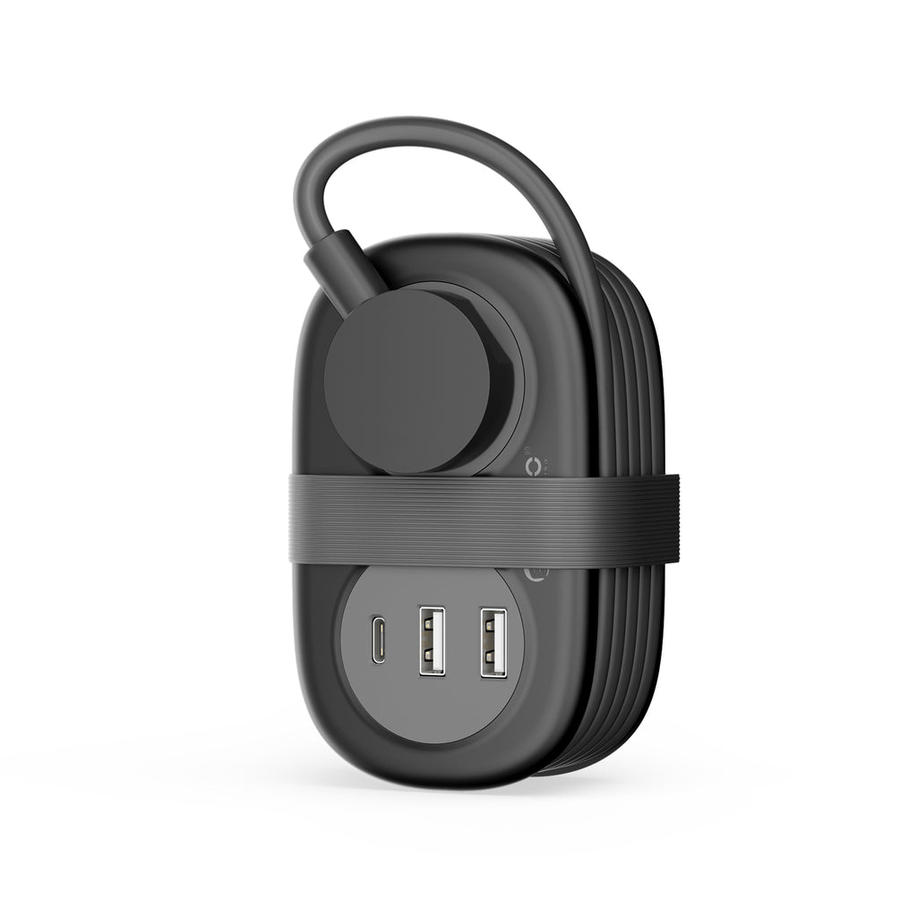 ORICO AP1 ポータブル電源タップ（巻き取り式・5ポート搭載）